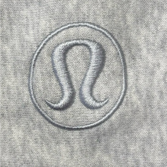 Lululemon Scuba Oversized Half Zip Hoodie In Heathered Gray Size M/L - Picture 3 of 7